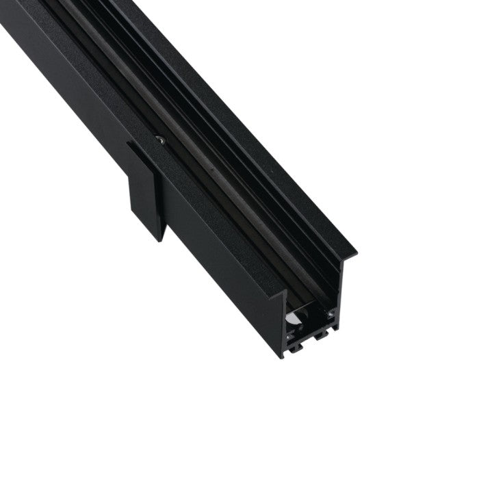 Binario sistema di montaggio ad incasso con cornice DAVINCI-INC-2M finitura bianca-nera 48V 2 METRI Binario sistema di montaggio ad incasso con cornice DAVINCI-INC-2M finitura bianca-nera 48V 2 METRI